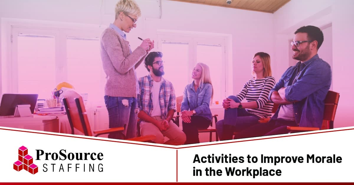 Activities to Improve Morale in the Workplace